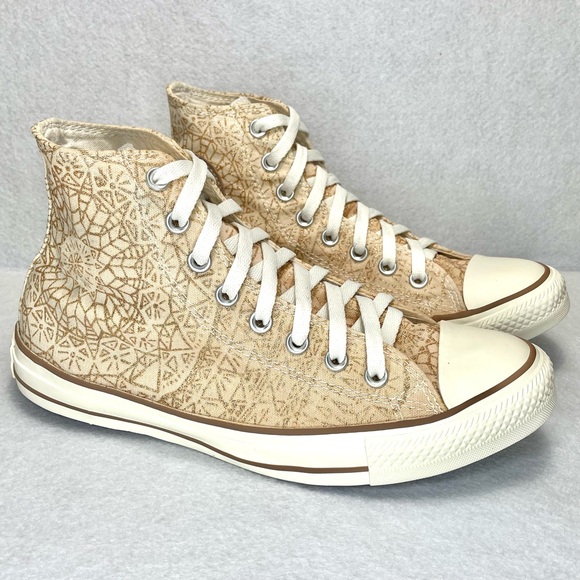 Converse All Star 'Snowflake Sparkle' High-Top Sneakers Canvas Women’s Size 10 - Picture 3 of 11